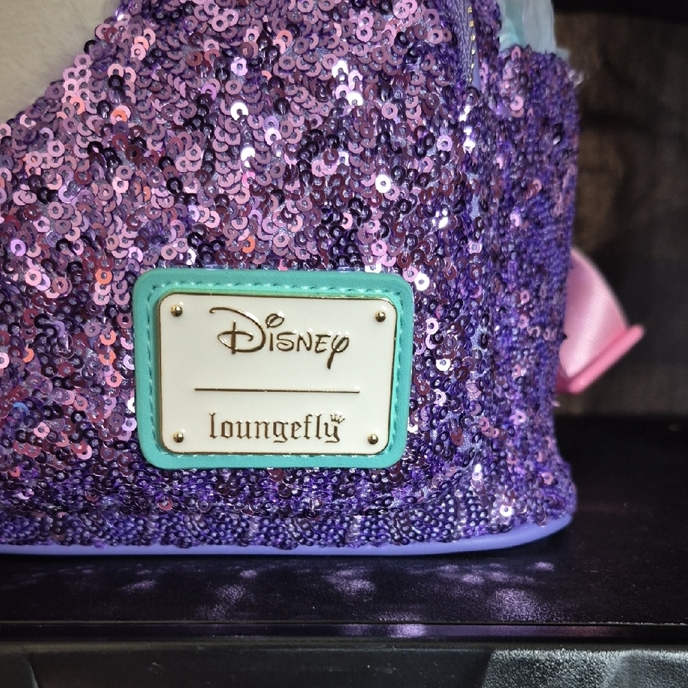 Loungefly Disney Daisy Duck Kids Backpack - Pink and Purple - Picture 2 of 3